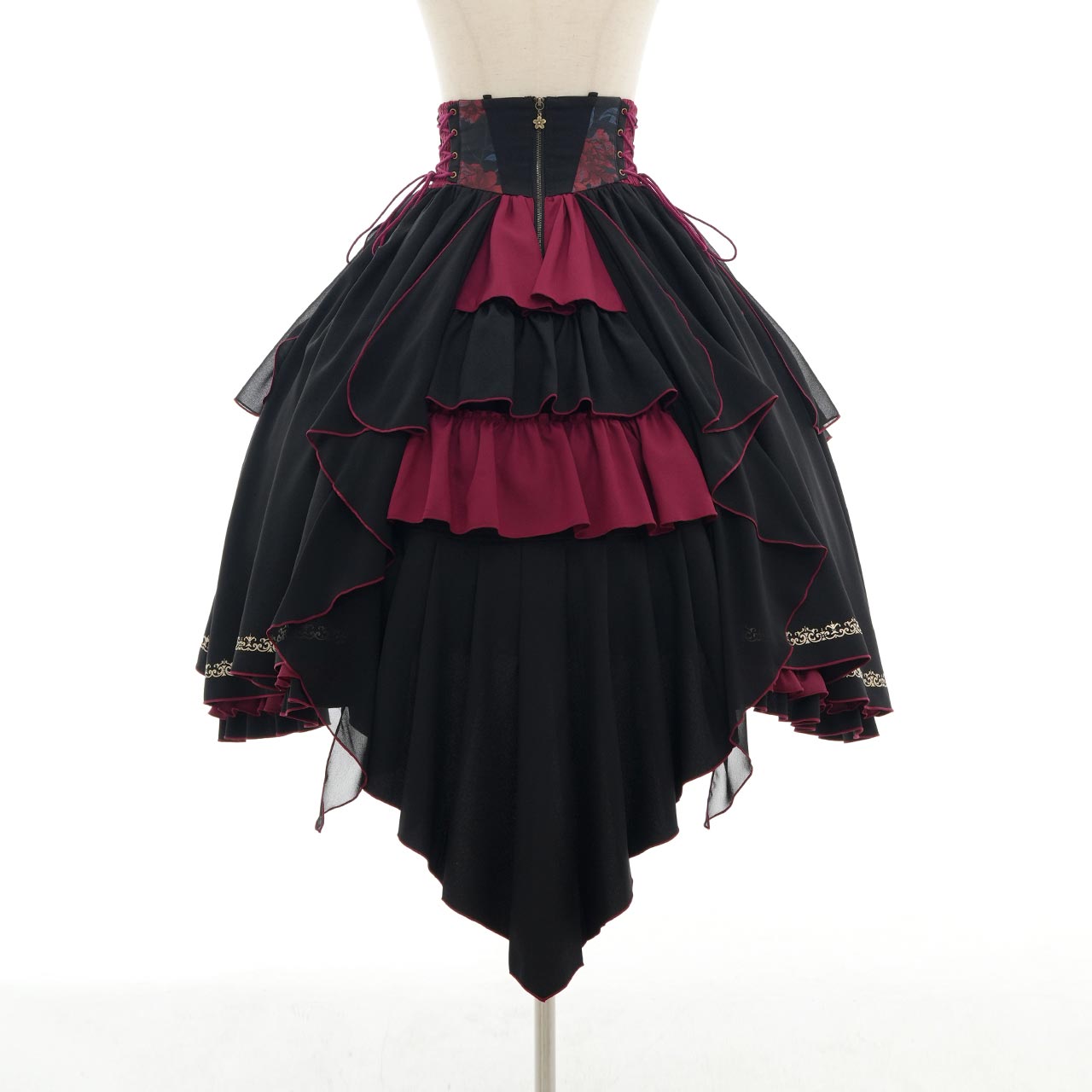 OZZON JAPAN / 桃花幻夢・花揺ぼんぼりスカート