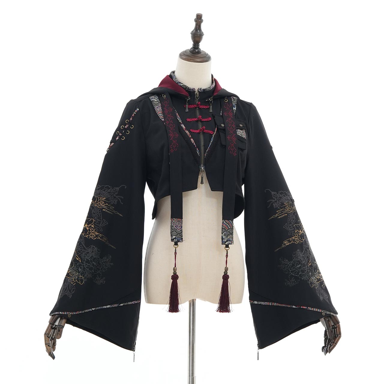 AS ☆様　極美品　トロア　レース　刺繍おりぼんブルゾン 451-2013-0-m-01-pl.jpg