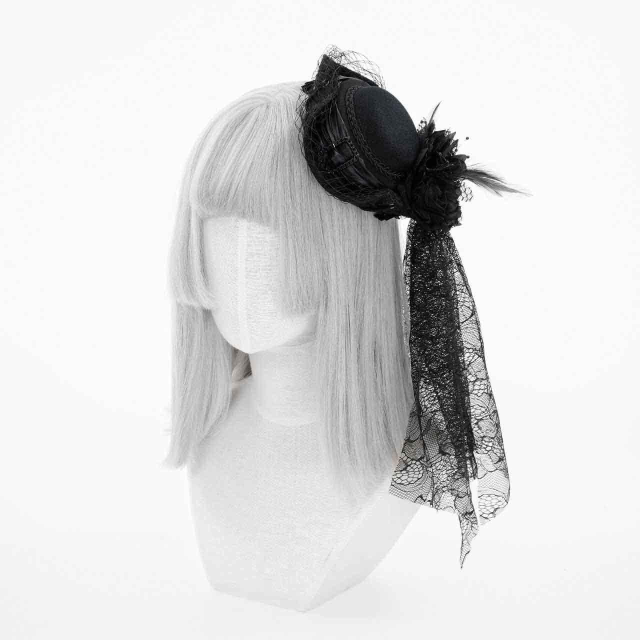 Dark Rose Mini Hat