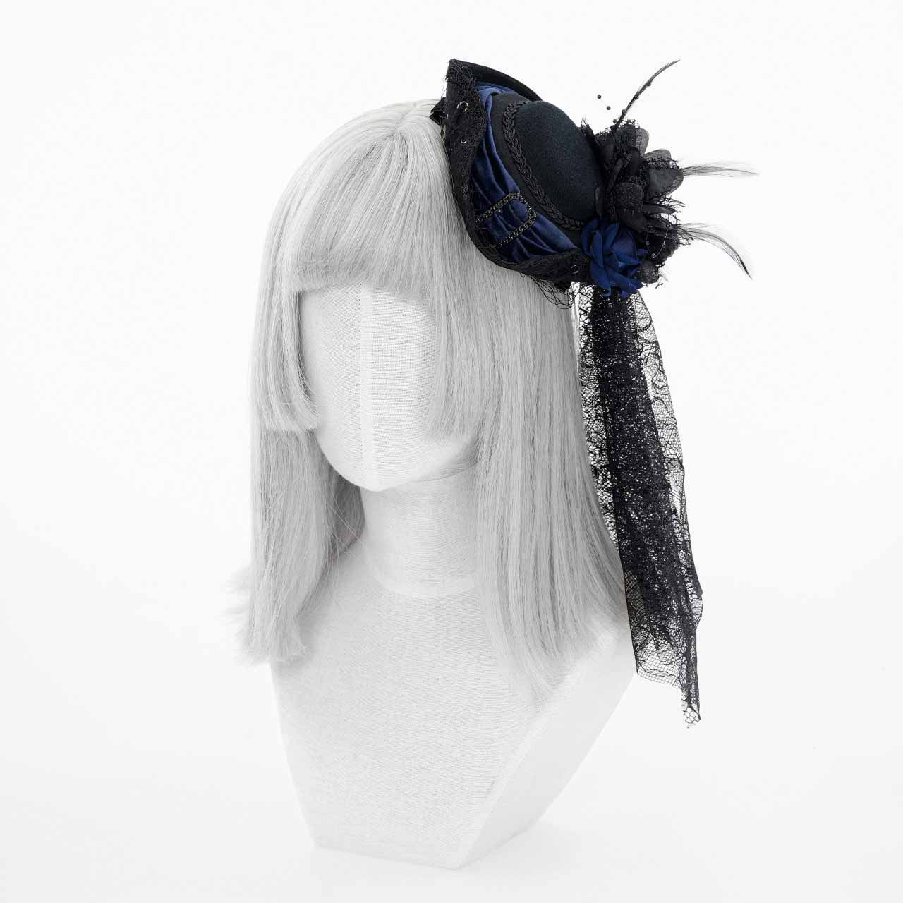 Dark Rose Mini Hat