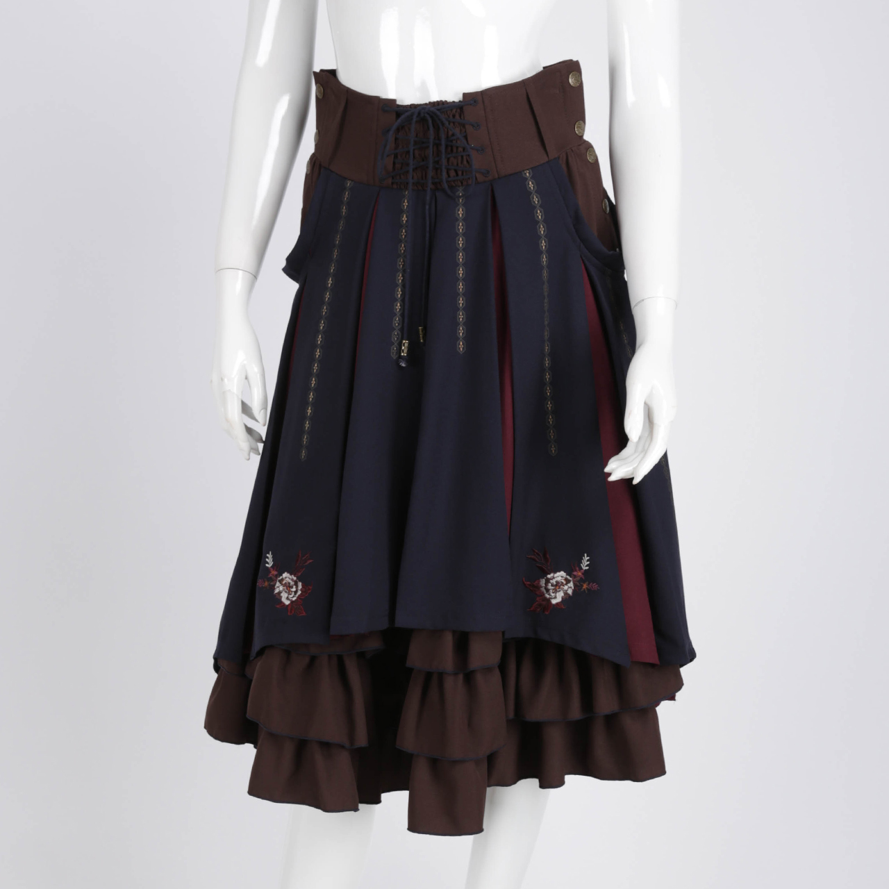舞華咲プリーツスカート 3521603n
