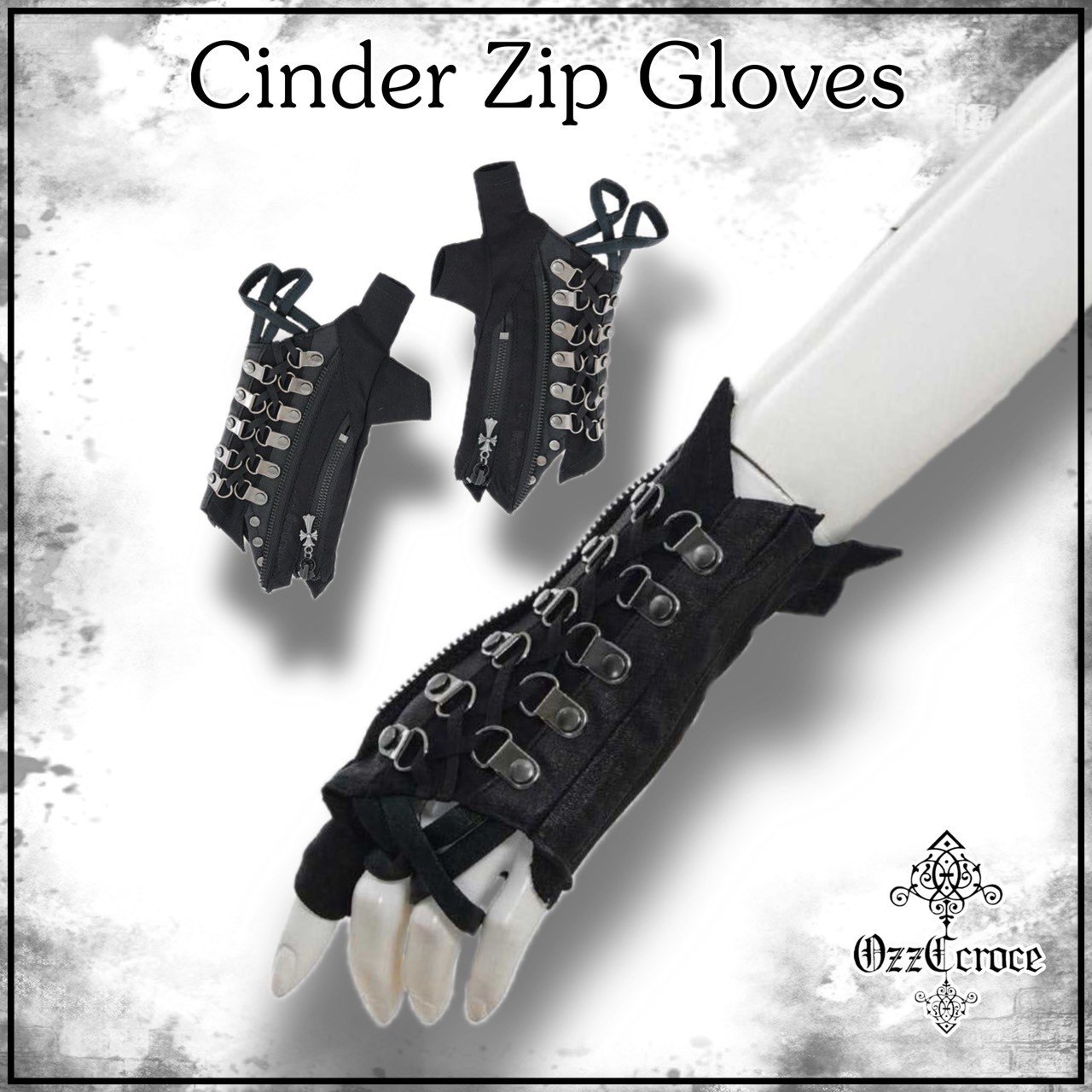 Cinder Zip Gloves