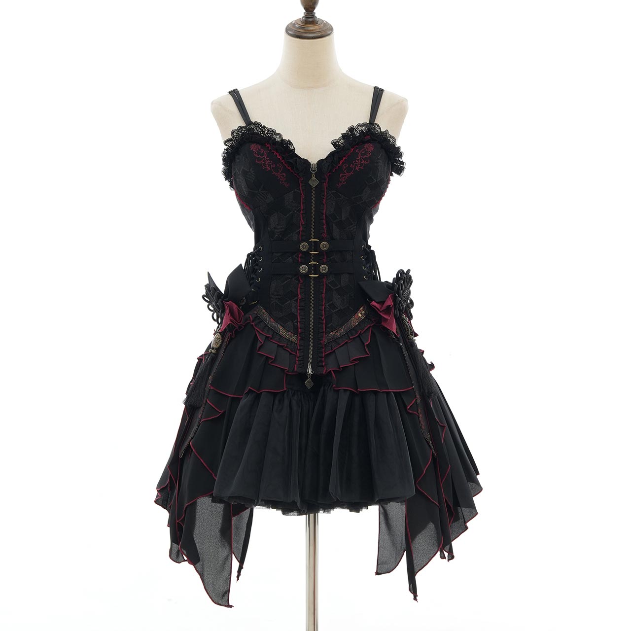 魔王、泉姫セット OZZON JAPAN / 月光幻華ビスチェワンピース【M】