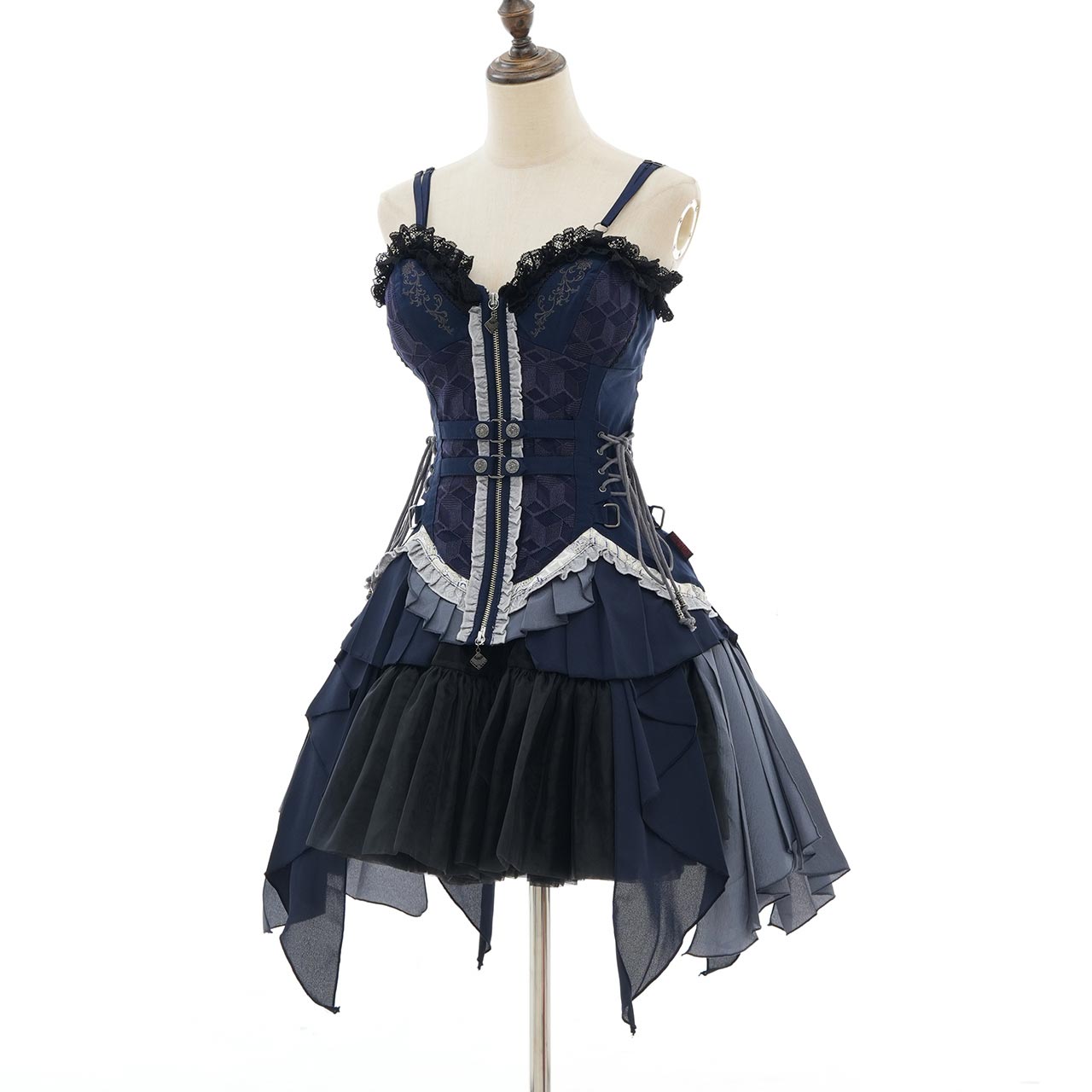 OZZON JAPAN / 月光幻華ビスチェワンピース【M】