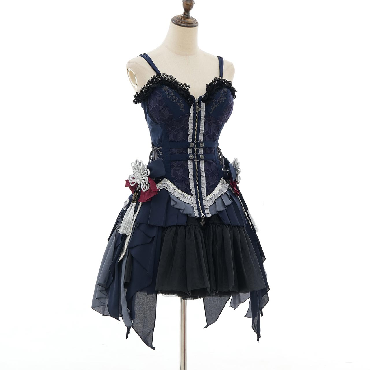 OZZON JAPAN / 月光幻華ビスチェワンピース【M】