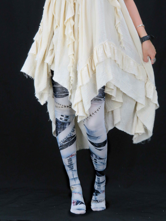 Bandage lace upタイツ ozt-19