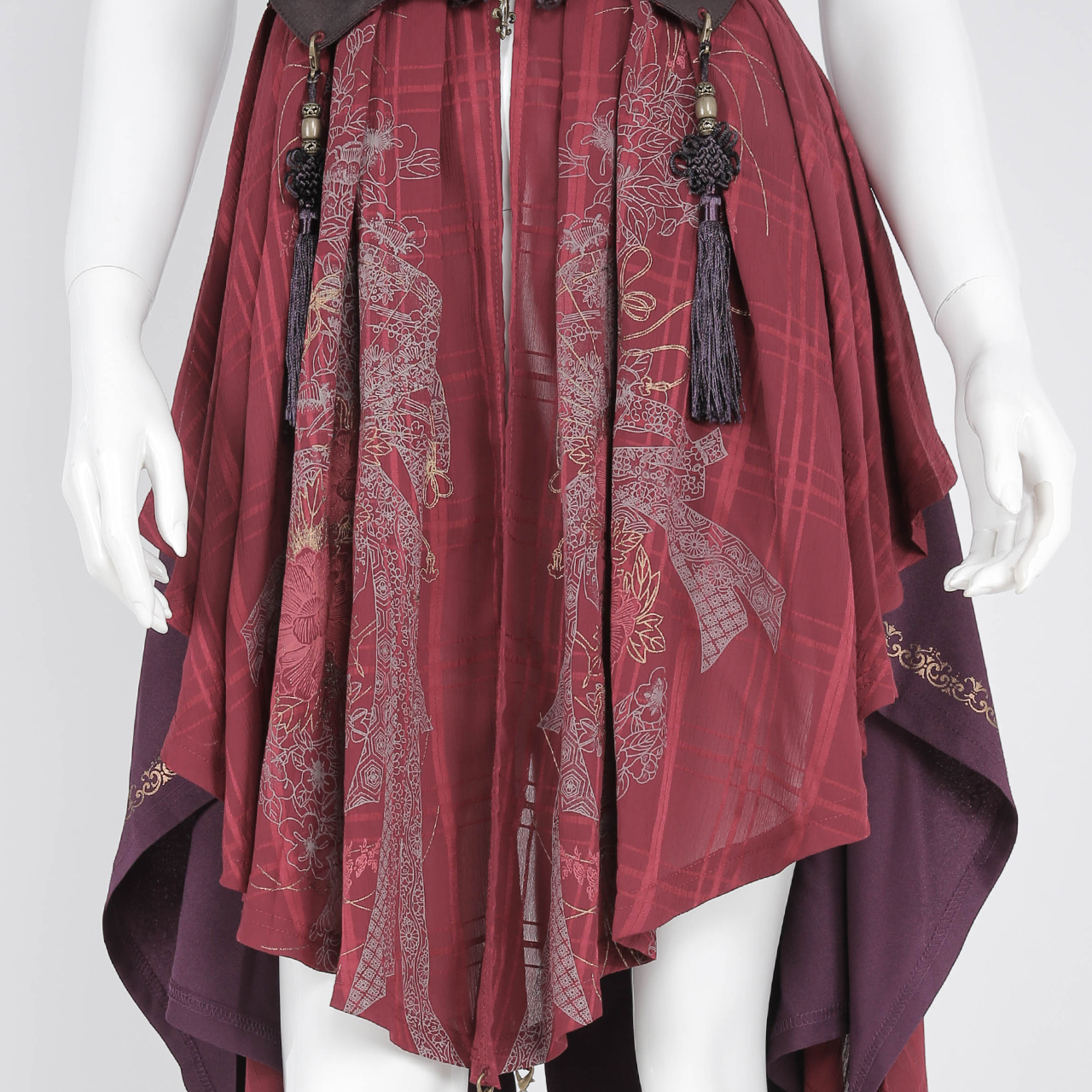 OZZON JAPAN / 絢爛華天ベストワンピ 3431501o