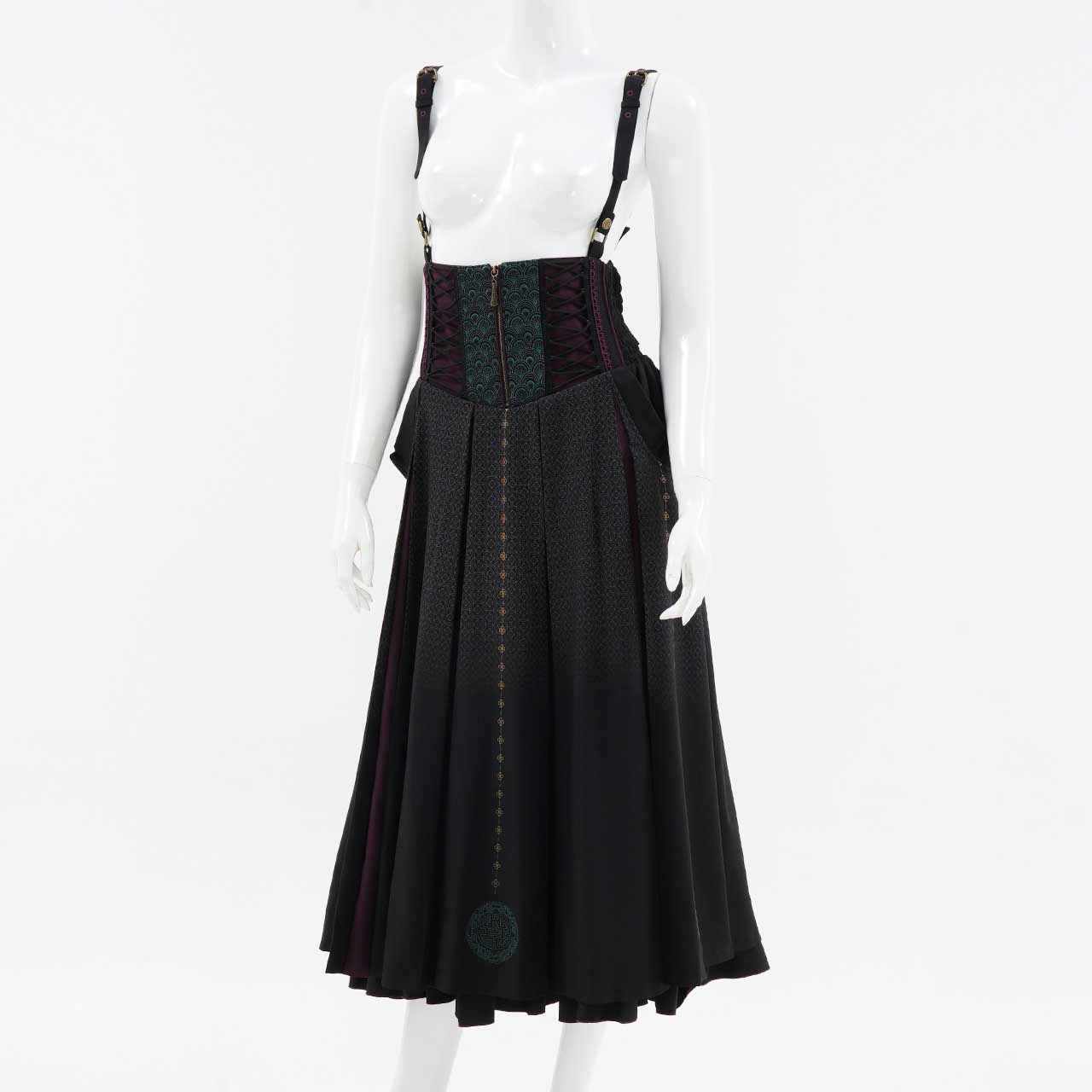 OZZON 袴スカート（黒） ☆ozzon☆ 袴スカート 黒赤 Ozz On スカート - closet child