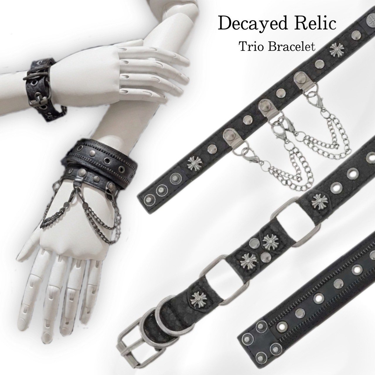 Decayed Relic Trio Bracelet