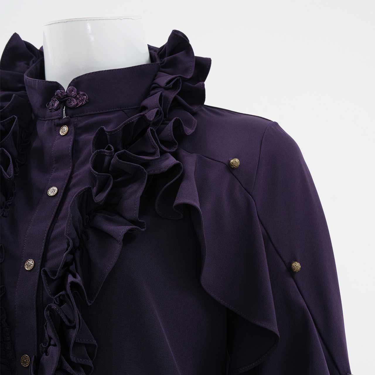 OZZ ONESTE 巫祭神装(みさいしんそう) ショートパーカー パープル