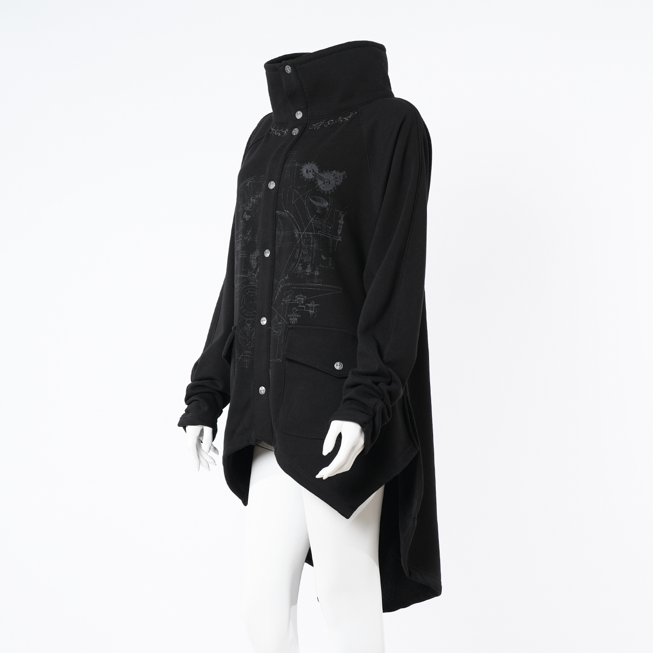 美品♦︎OZZ ONESTE♦︎レイヤード風 レースアップ カーディガン 