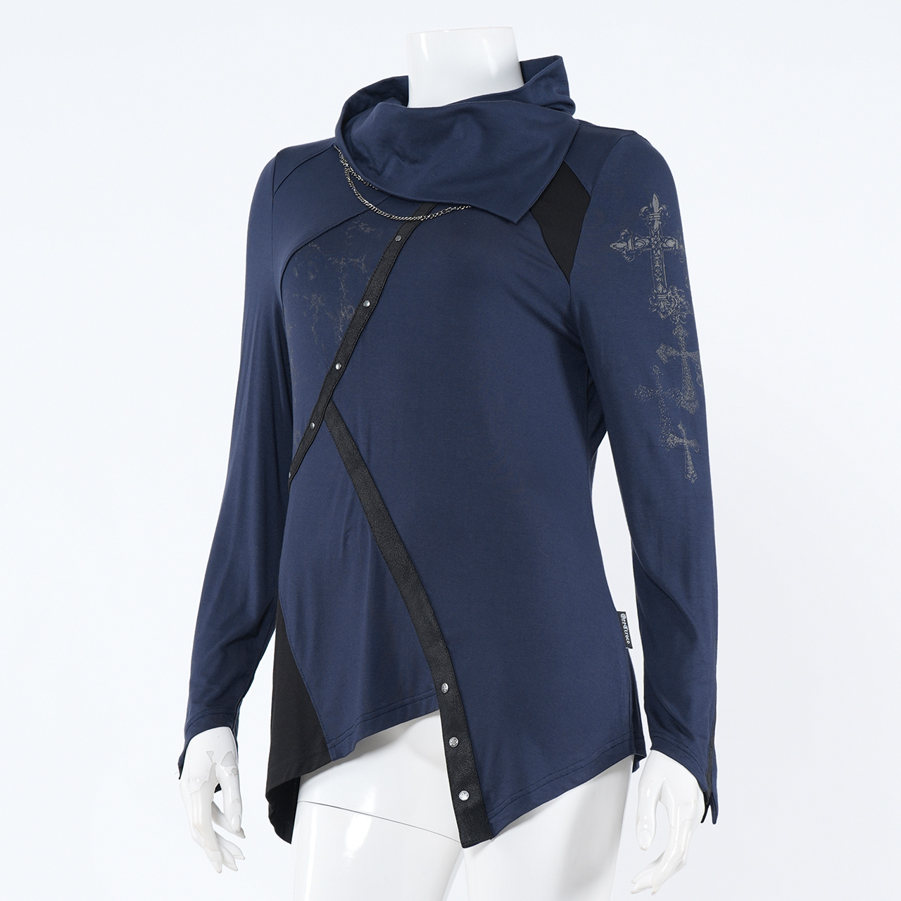 Patchwork Chain Pullover  3542102l