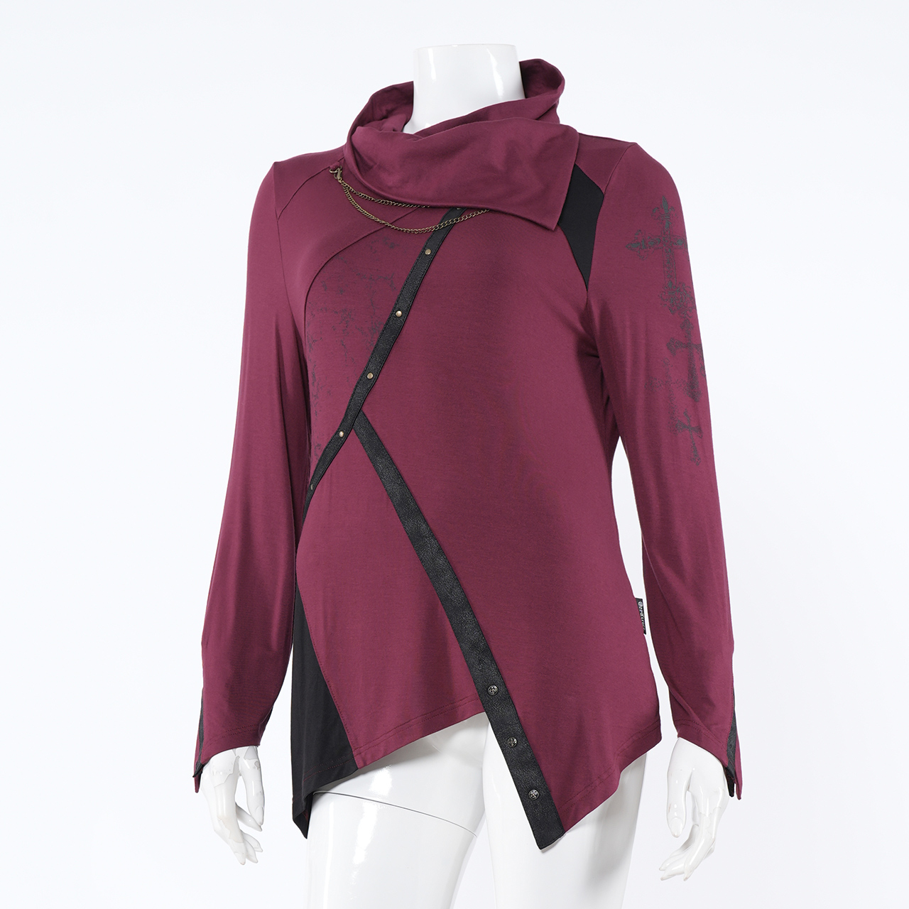 Patchwork Chain Pullover  3542102o
