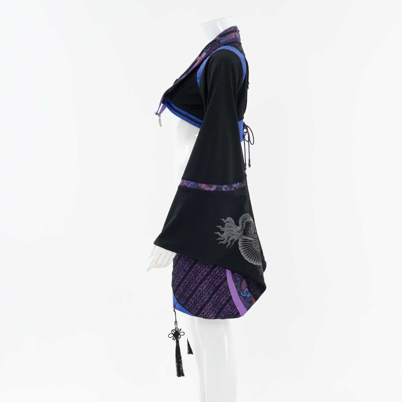 ozzon ボレロ　着物袖　紫 ozzon ボレロ着物袖紫