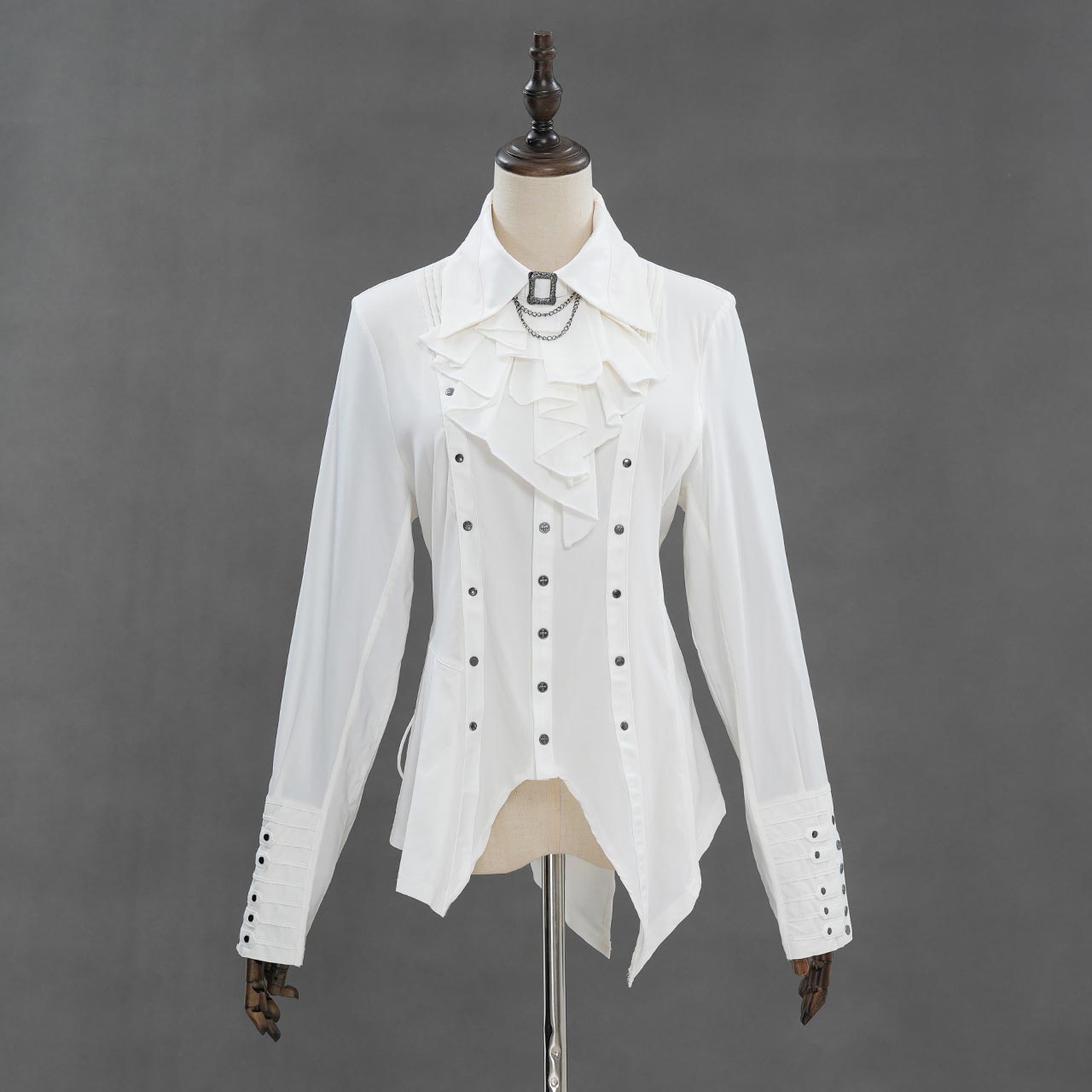 Phantom echoes lead ジャボ付きブラウス