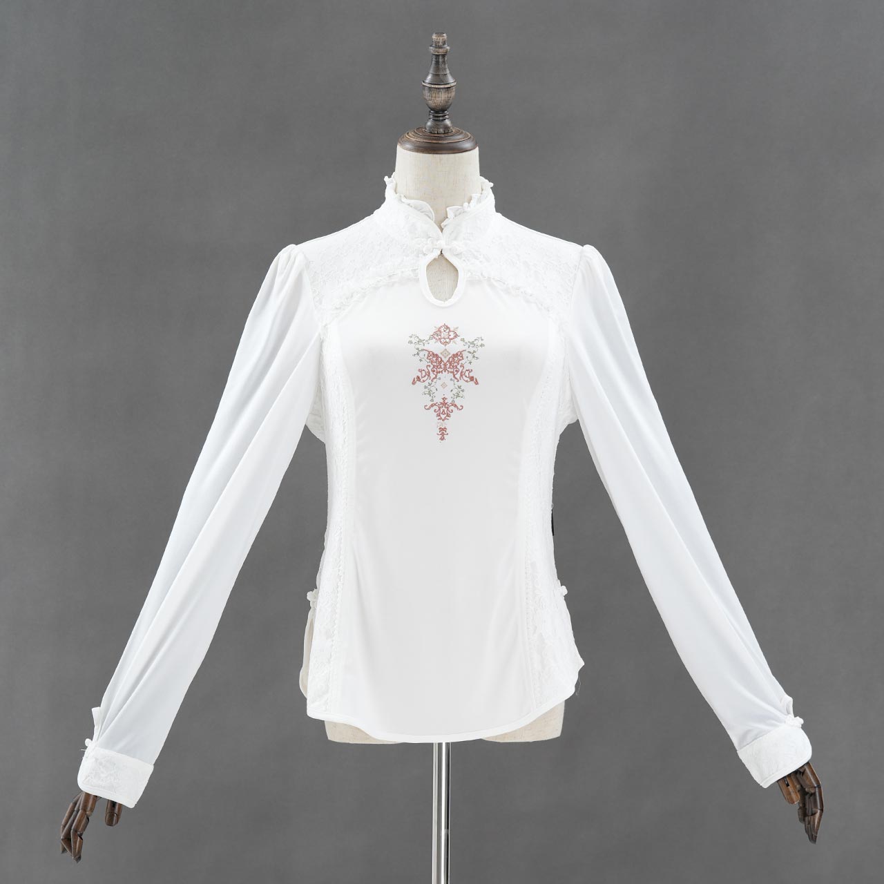 透花チャイナカットソー