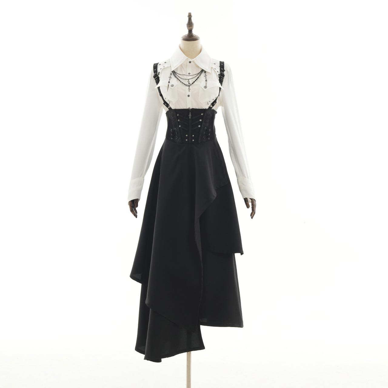 Phantom echoes lead サスペンダー付きロングSK