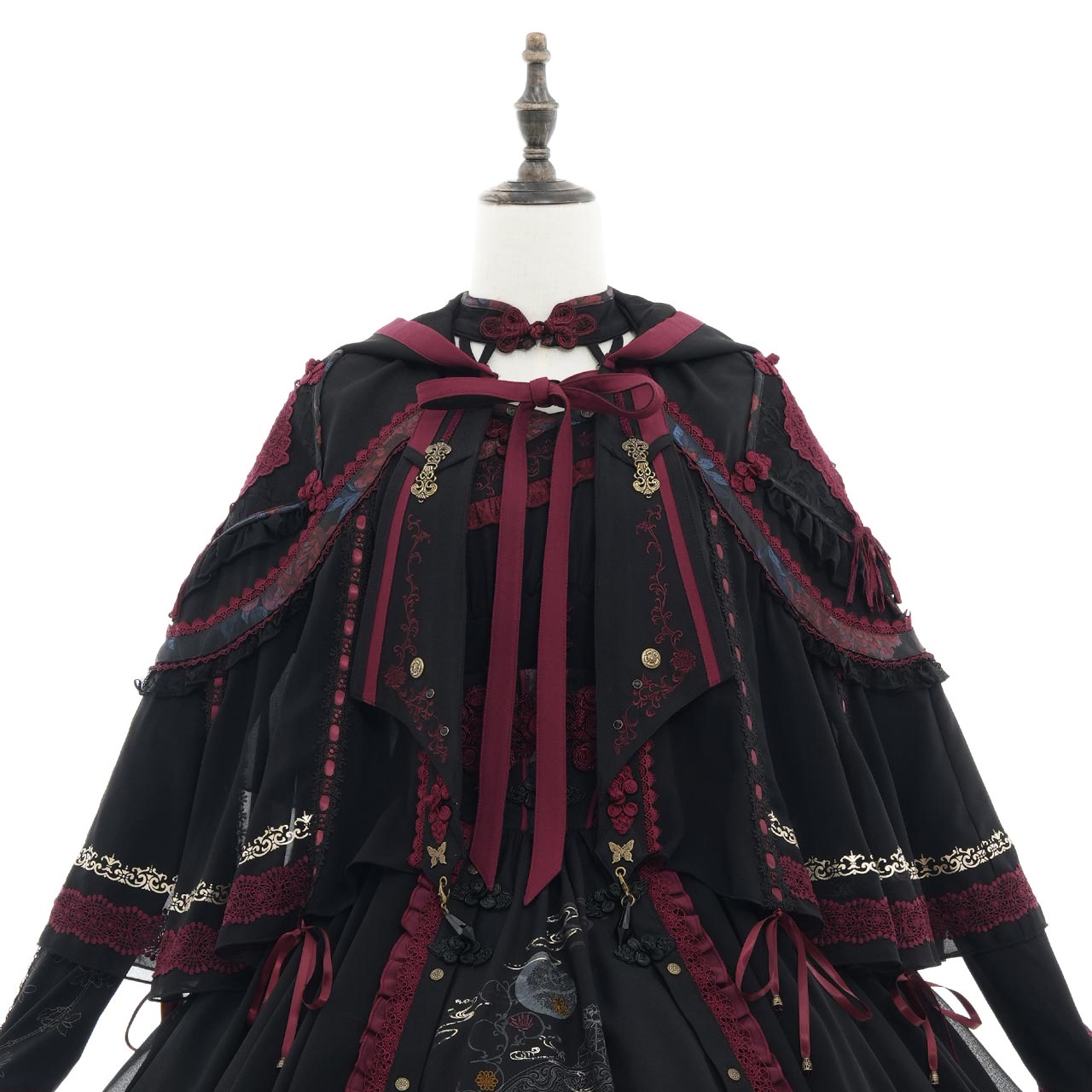 桃花幻夢・装飾ケープ