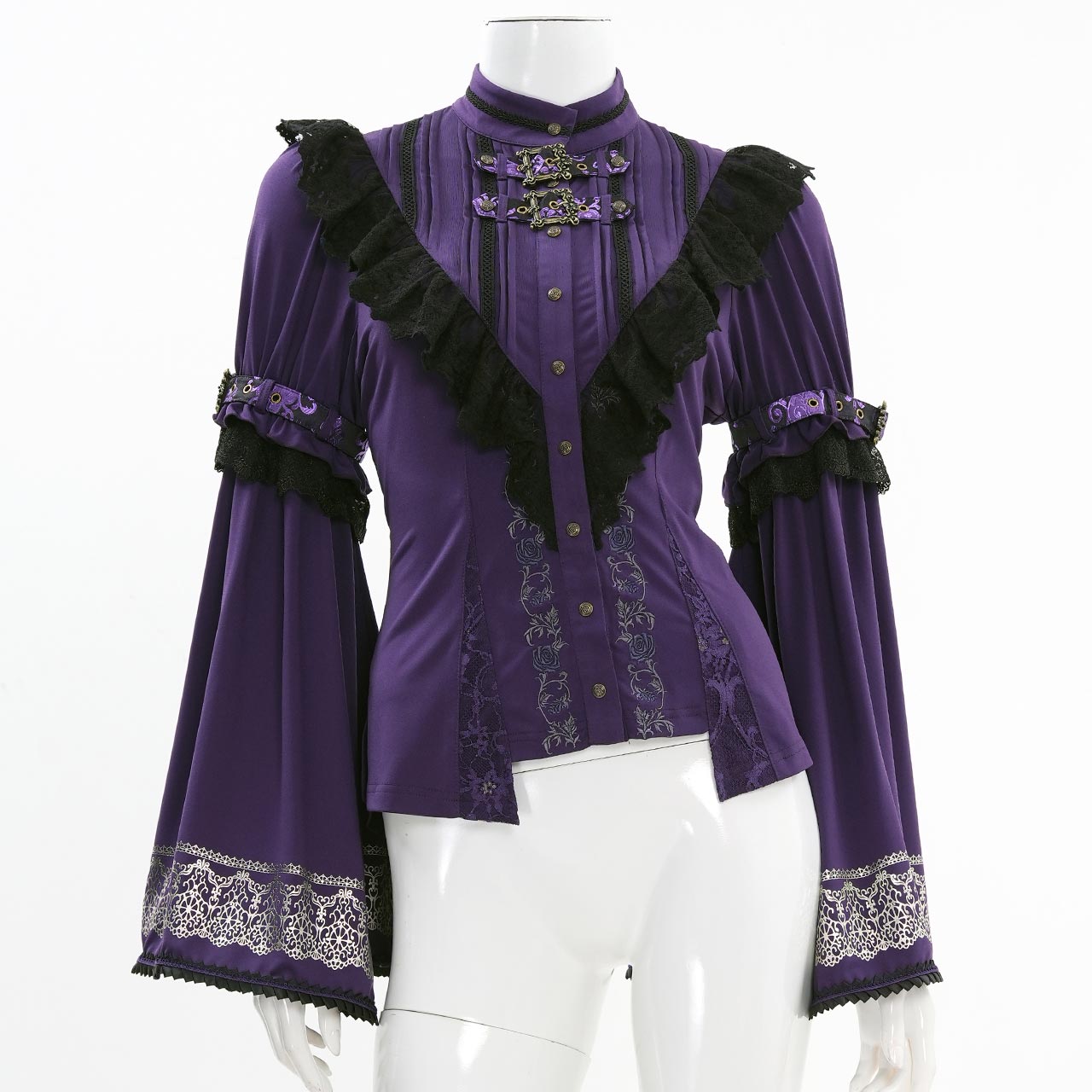 Larme d’Alice バックル2WAYブラウス