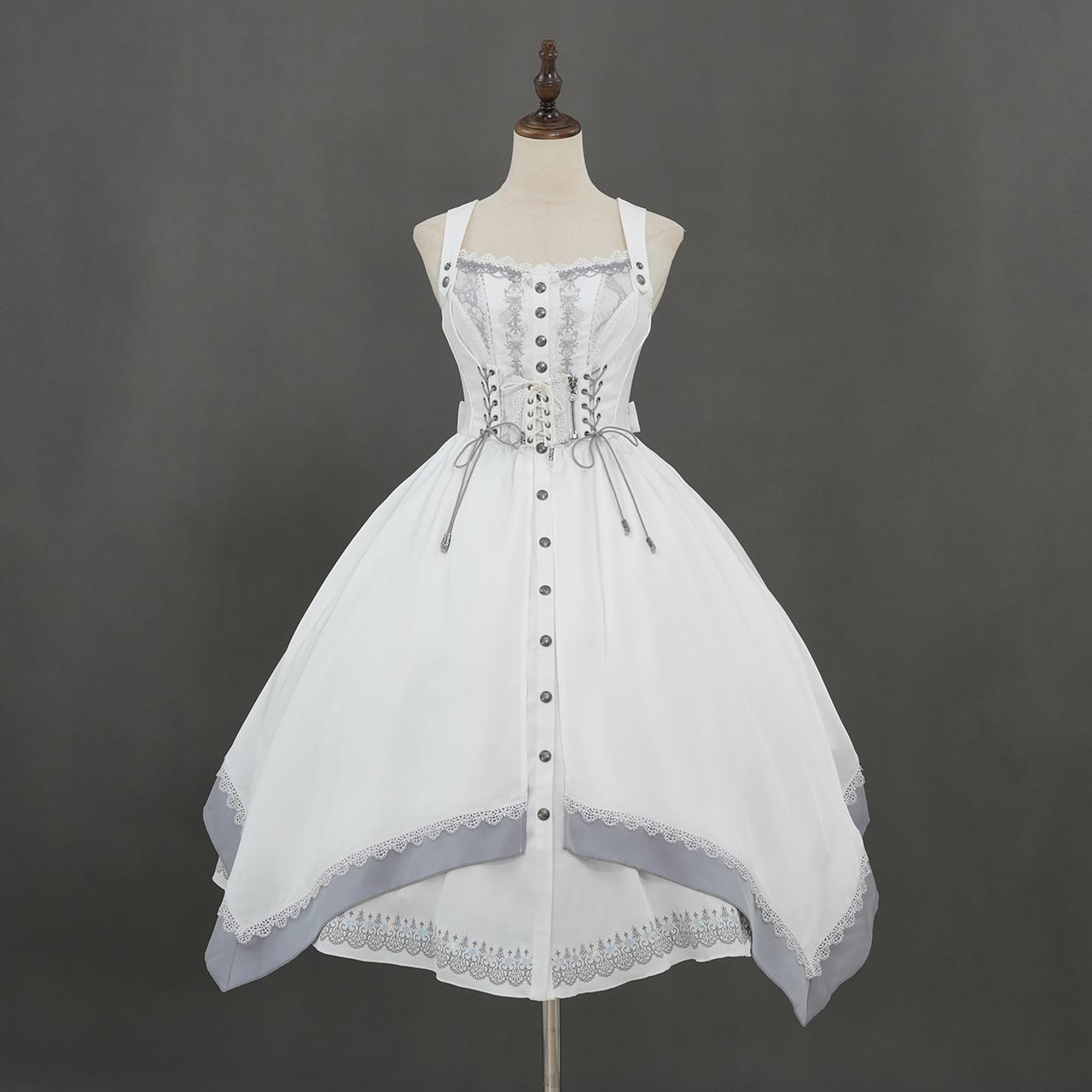 Whimsical Rosy Cats ベストワンピース